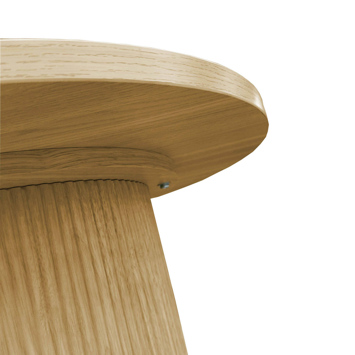 COUCHTISCH, helles Holzeffekt - Beige, Holz (70/70/45cm) - Oviala
