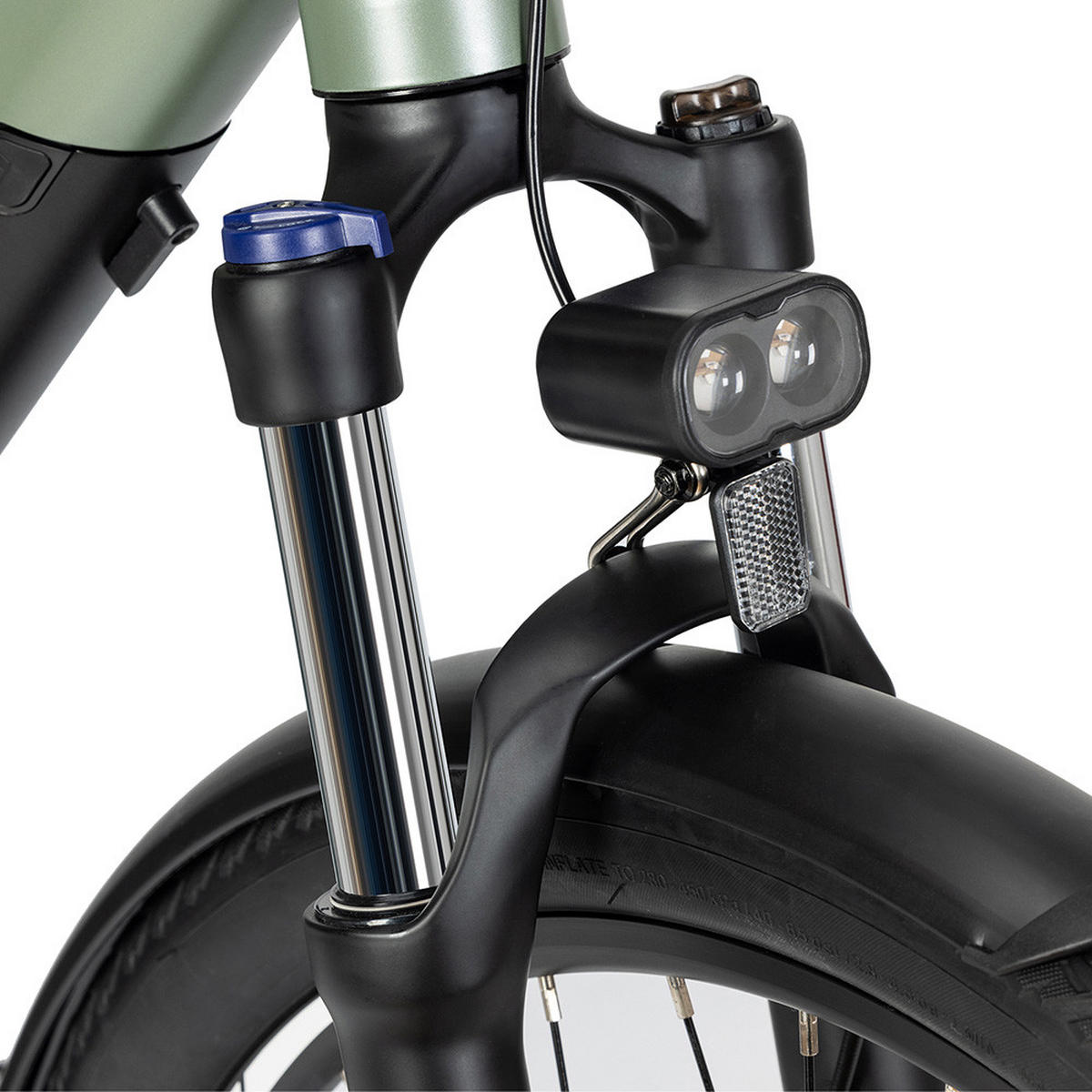 E-BIKE VEIO Yay ST – Mittelantrieb E-Bike mit 70 Nm, 150 km Reichweite, 27,5" Reifen, 7-Gang Shimano, Hydraulikfederung & Scheibenbremsen - Grün, Metall (80cm)