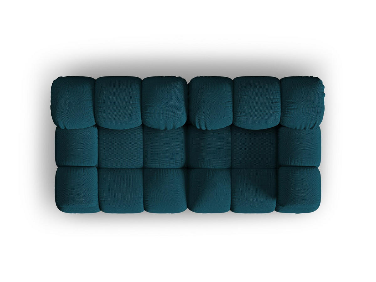 SOFA modular Bellis aus 3D-Stoff marineblau 2 Sitzplätze - Blau, Textil (94/70/188cm) - Micadoni