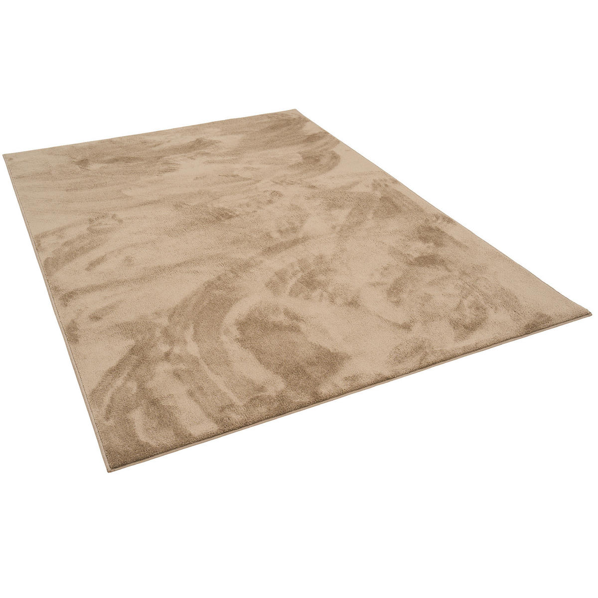 LUXUS SUPER SOFT HOCHFLOR LANGFLOR TEPPICH DELUXE - Taupe, Textil (80/160cm) - Snapstyle