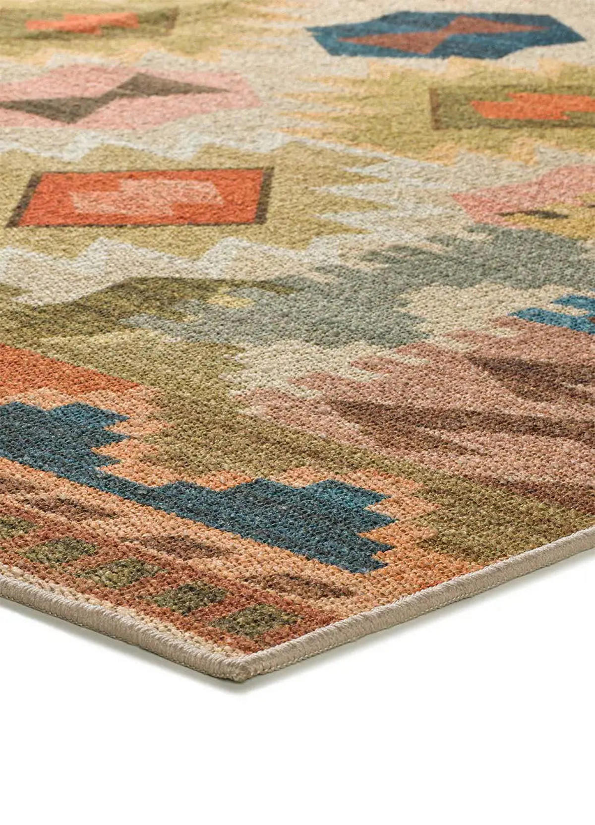 FLACHGEWEBETEPPICH Mehrfarbig Serak 80/150 cm - Multicolor, Kunststoff/Textil (80/150cm) - Atticgo