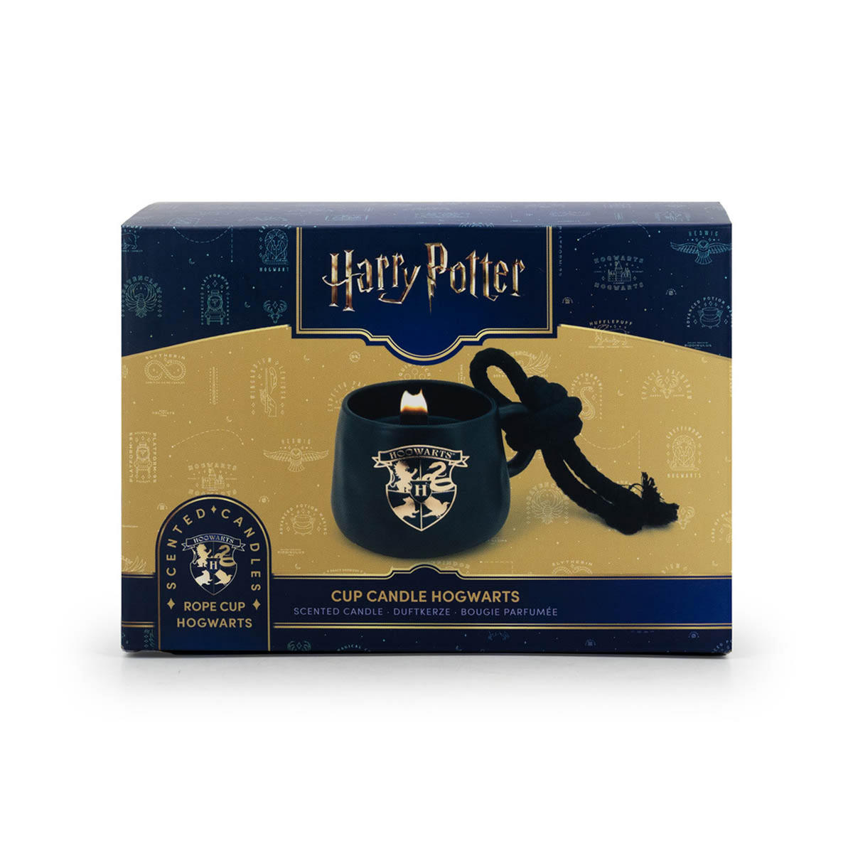 DUFTKERZE Harry Potter™ - Schwarz, Naturmaterialen/Keramik (10cm)