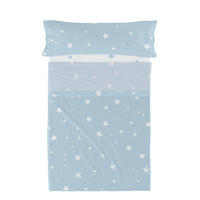 BETTWÄSCHE 2er-Set teiliges little star 180x270 cm blau - Blau, Textil (180/270cm) - Happy Friday