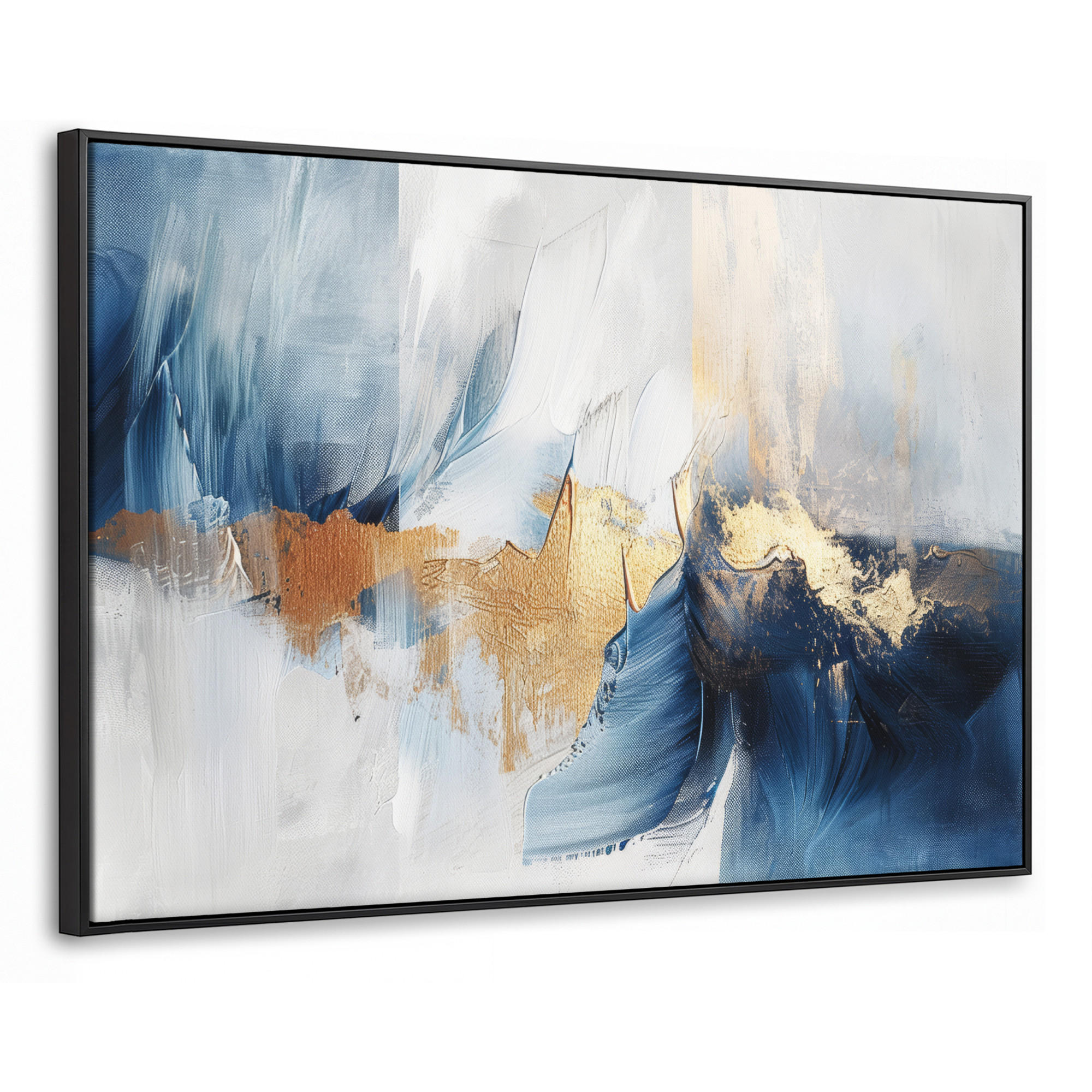 MuchoWow Leinwand Hellblau 90x60 cm