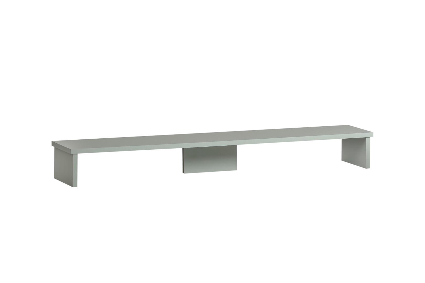 MONITORSTÄNDER für Schreibtisch Fox Large 13x110x20 cm für 2 Bildschirme Pistazie - Grün, Holz (20/110/13cm) - PROREGAL