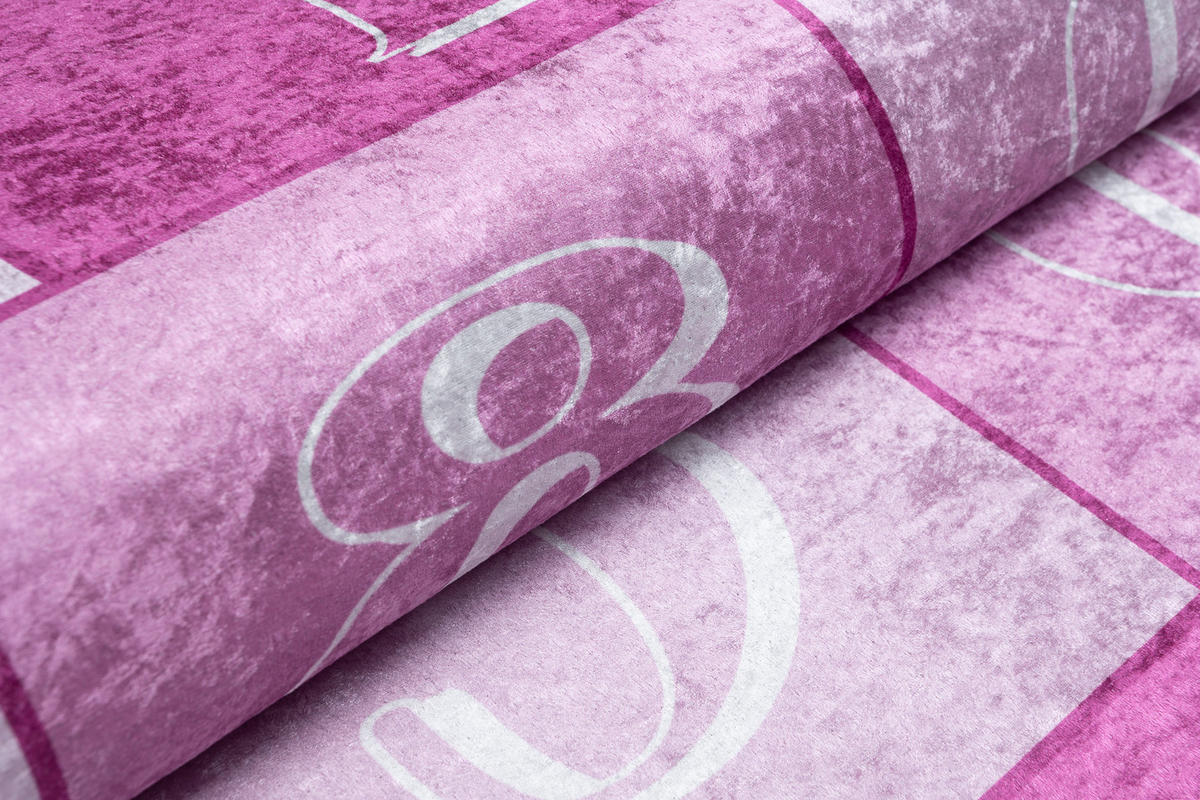 TEPPICH EMMA Rosa 80/150 cm - Rosa, Kunststoff (80/150cm) - Tapiso