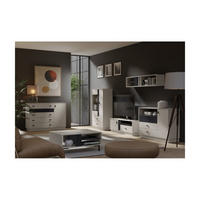 WOHNZIMMER Set – ALLMO System – Kaschmir - Kaschmir, Holzwerkstoff (80/145/40cm) - hi-markt