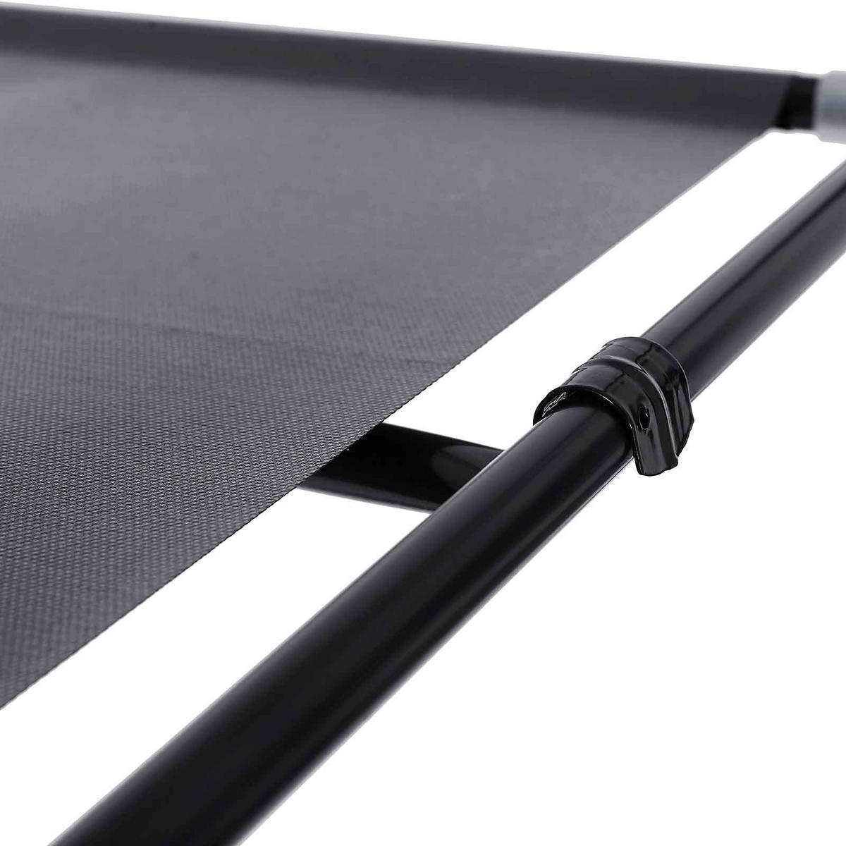STOFFSCHRANK KLEIDERSCHRANK - Schwarz, Textil (45/75cm) - Hansiro