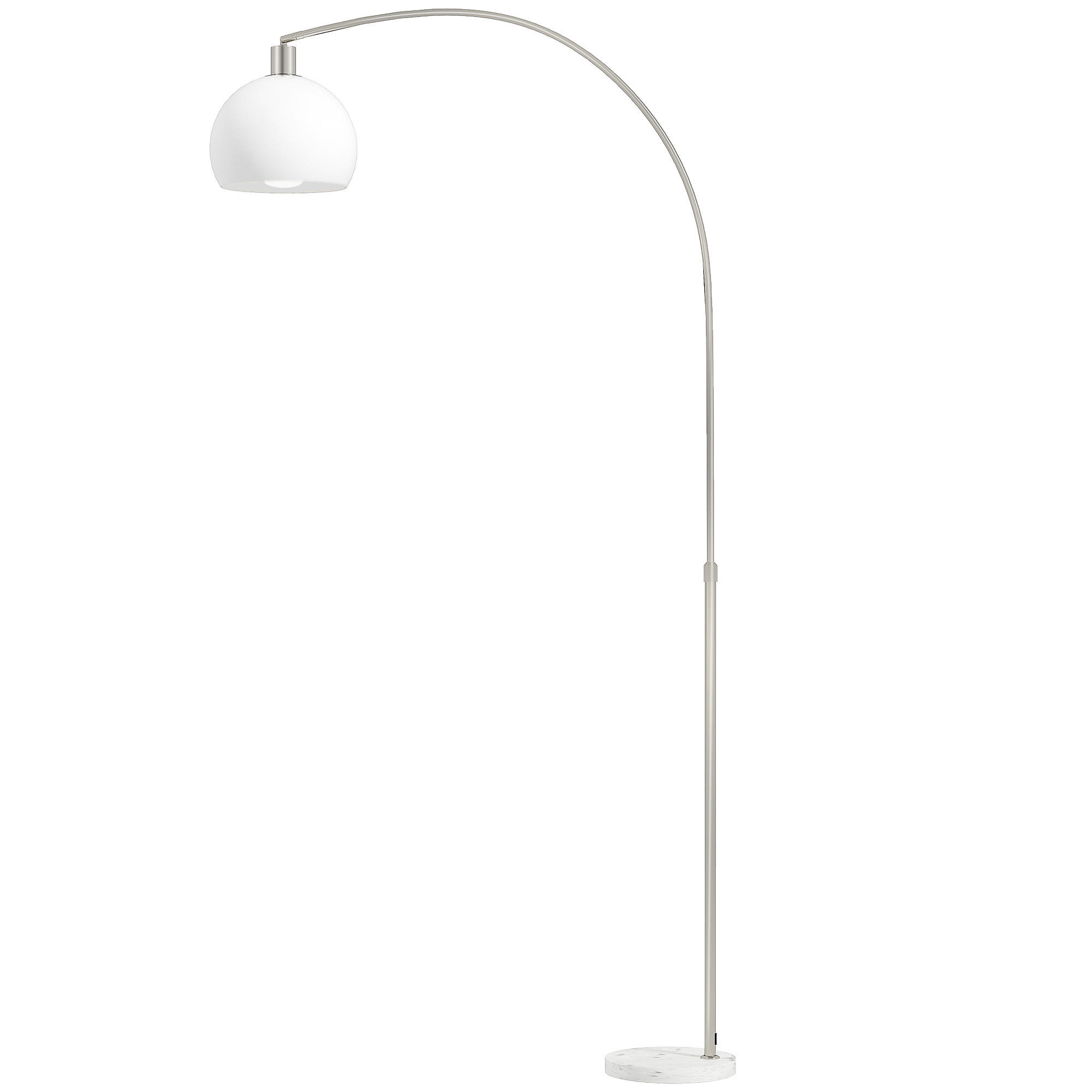 Homcom Stehlampe Weiß 26x180x90 cm