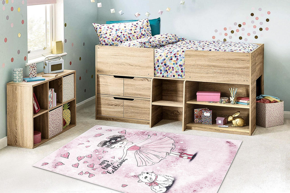 TEPPICH Bambino 140/190 cm - Pink, Textil (140/190cm) - rugsX
