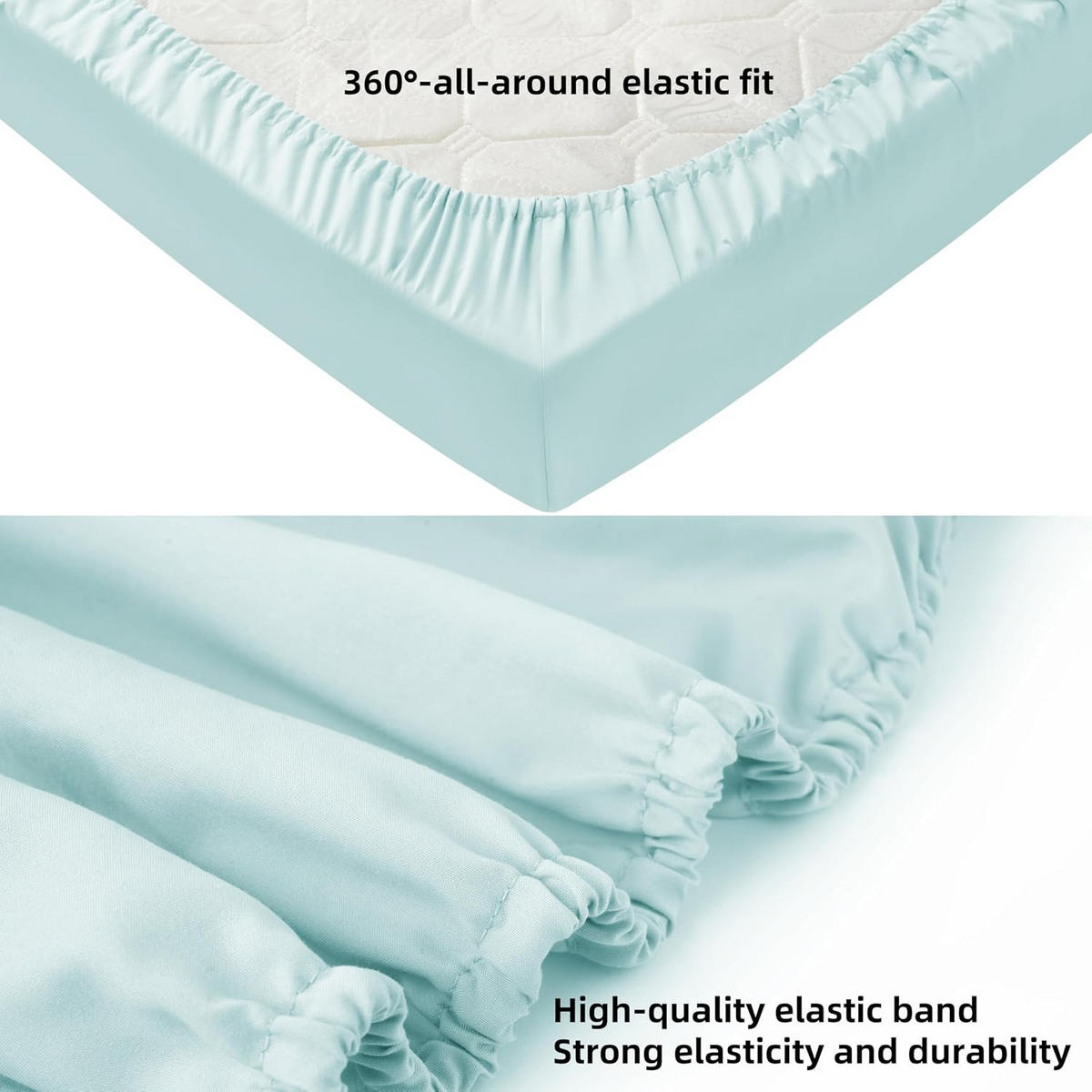 SPANNBETTLAKEN-150*200CM-HELLBLAU - Hellblau, Textil (150/200cm)