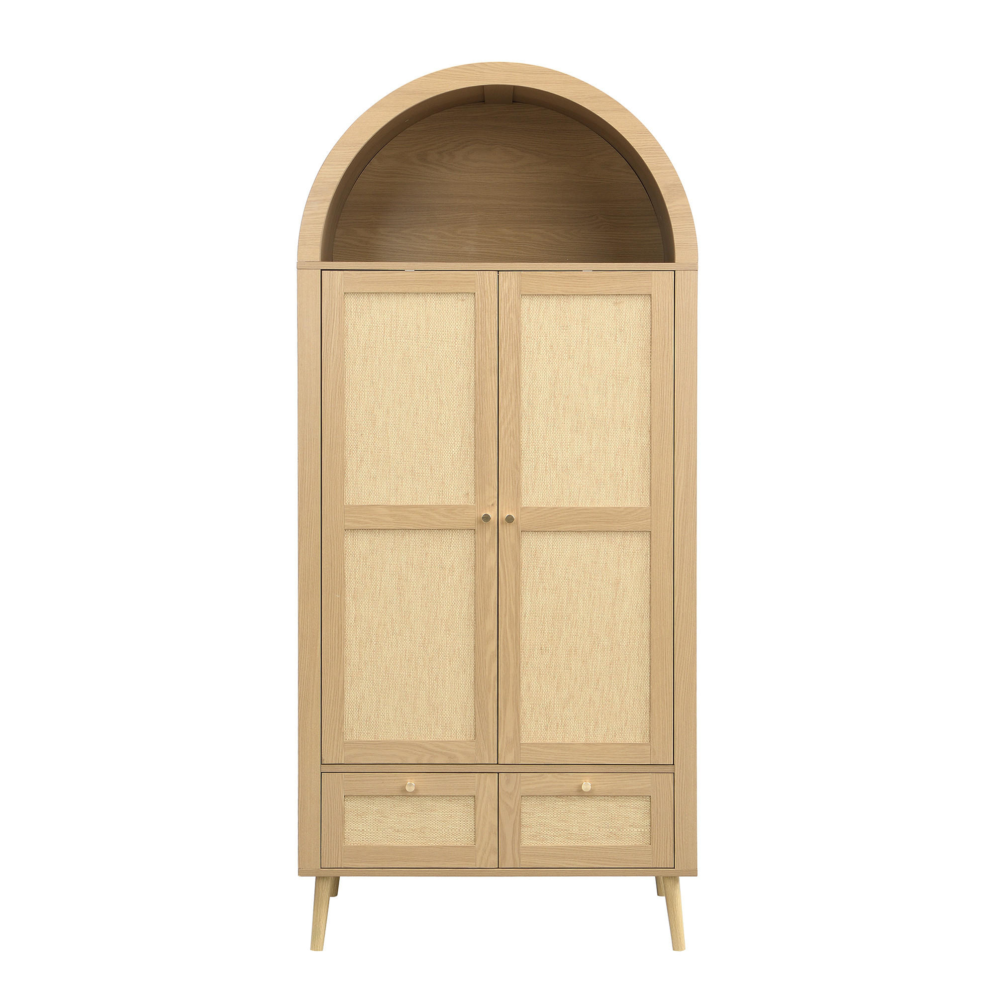 Flieks Kleiderschrank Eiche 80x180x55 cm