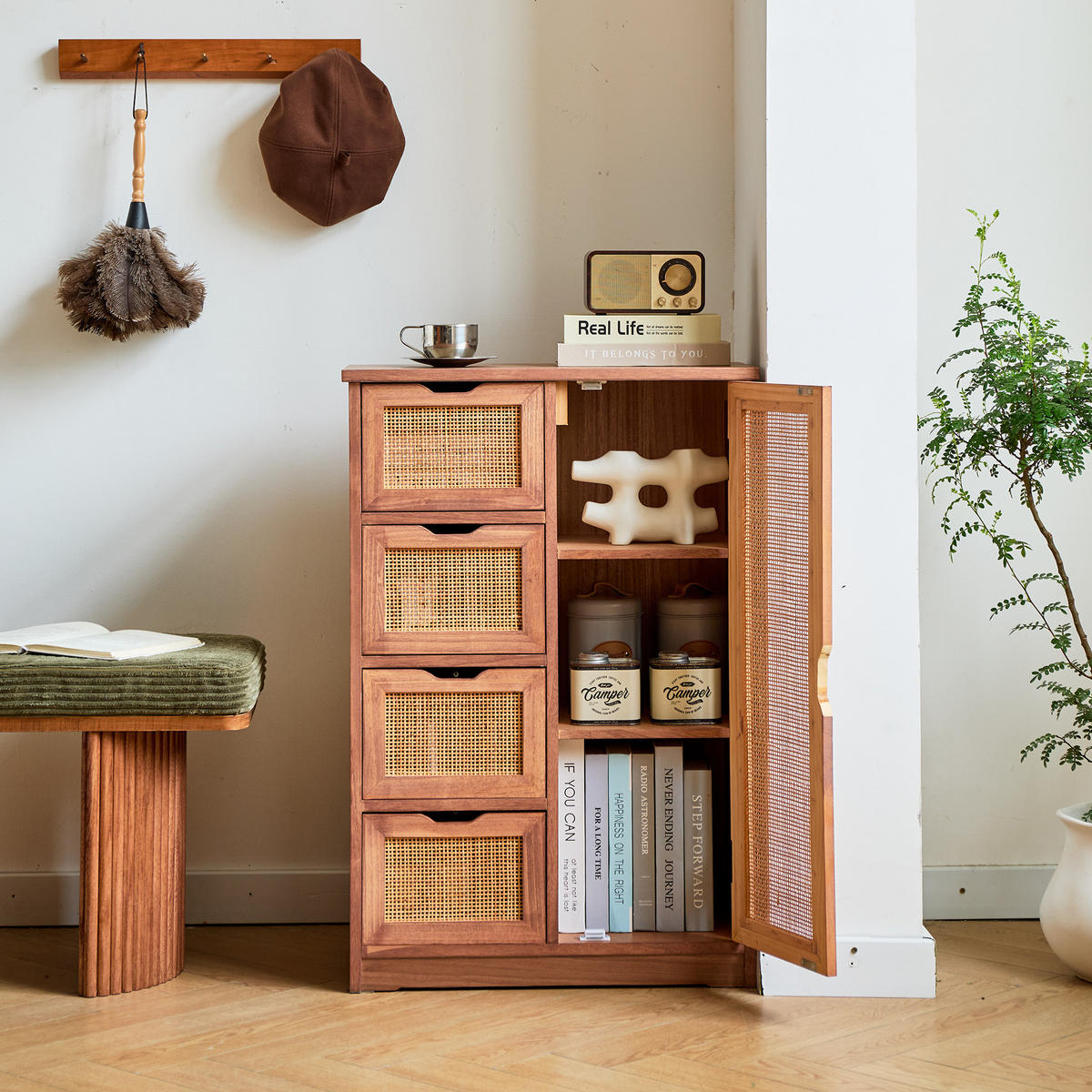 BUFFETSCHRANK Braun - Braun, Holz (56/84/30cm) - Nordlys