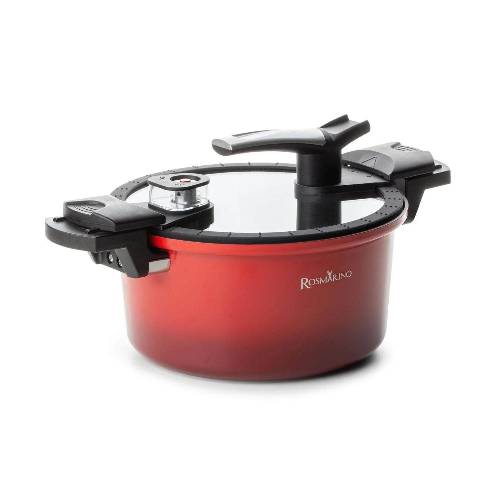 KOCHTOPF ROSMARINO Aluminium - Rot, Metall (24cm) - Rosmarino