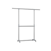 KLEIDERSTÄNDER - Silberfarben, Metall (49/198/165cm) - Hansiro