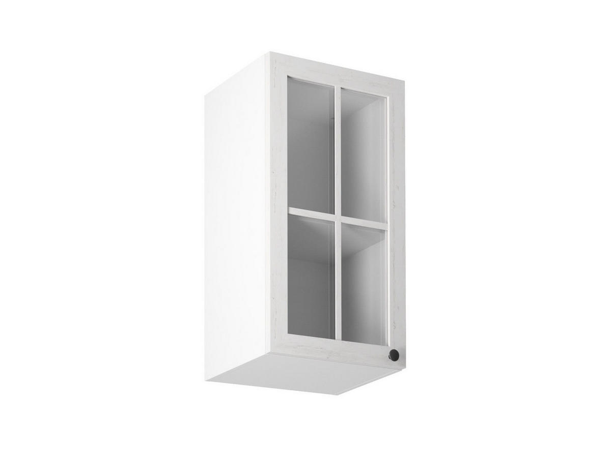 GLASHÄNGESCHRANK G40S – Provence – Andersen Pinie / Rechts - Pinienfarben, Glas/Holzwerkstoff (40/72/32cm) - ROYAL24_MARKT