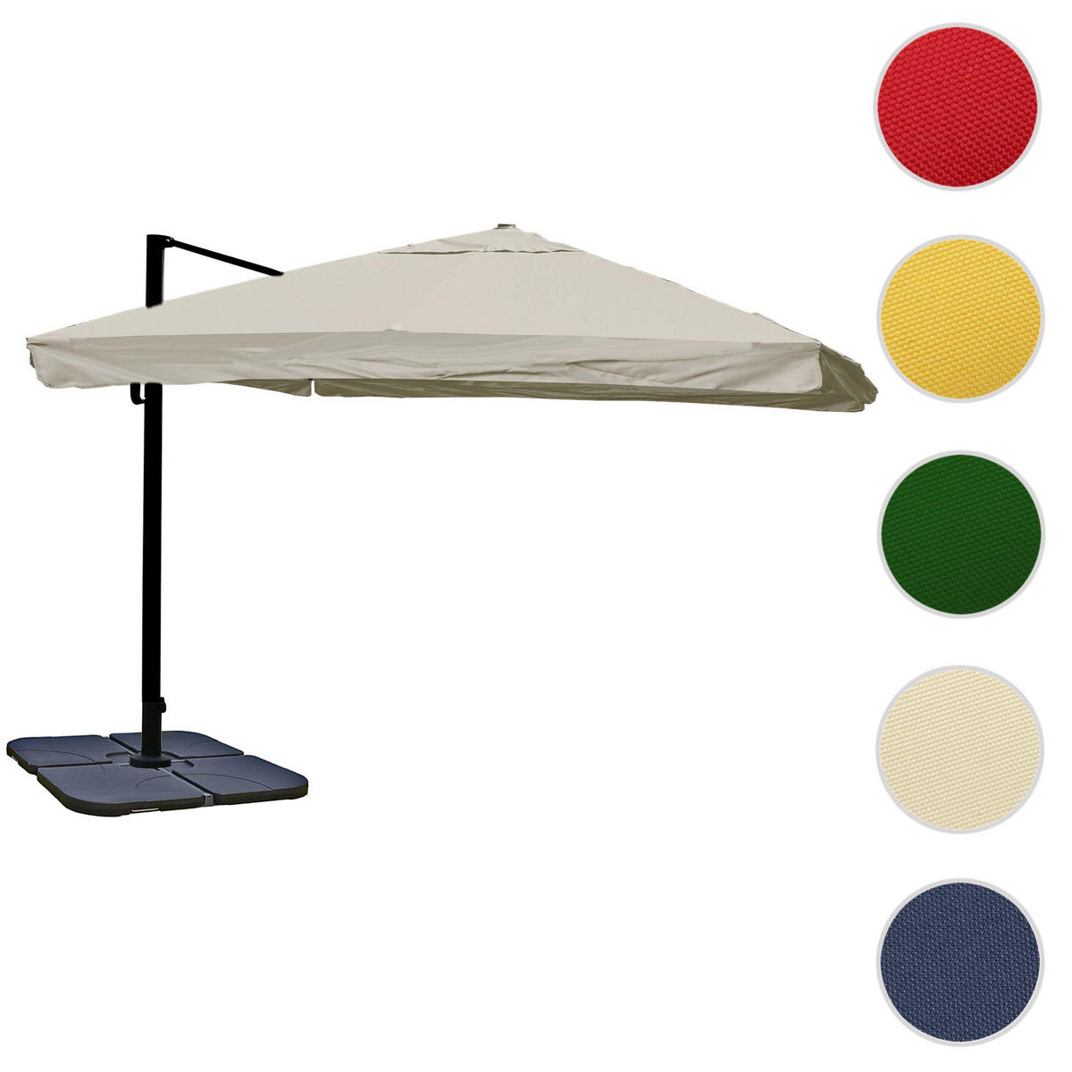 AMPELSCHIRM Ecru 300/400 cm - Ecru, Textil (400/300cm) - MCW