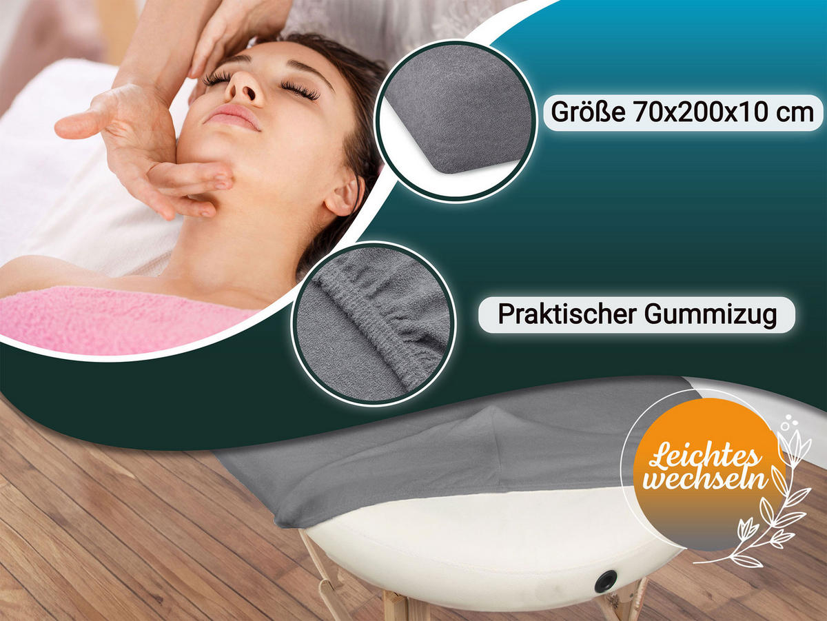 LIEGENBEZUG, 80% Baumwolle, 20% Polyester - Graphitfarben, Naturmaterialien (70/10/200cm) - Zollner