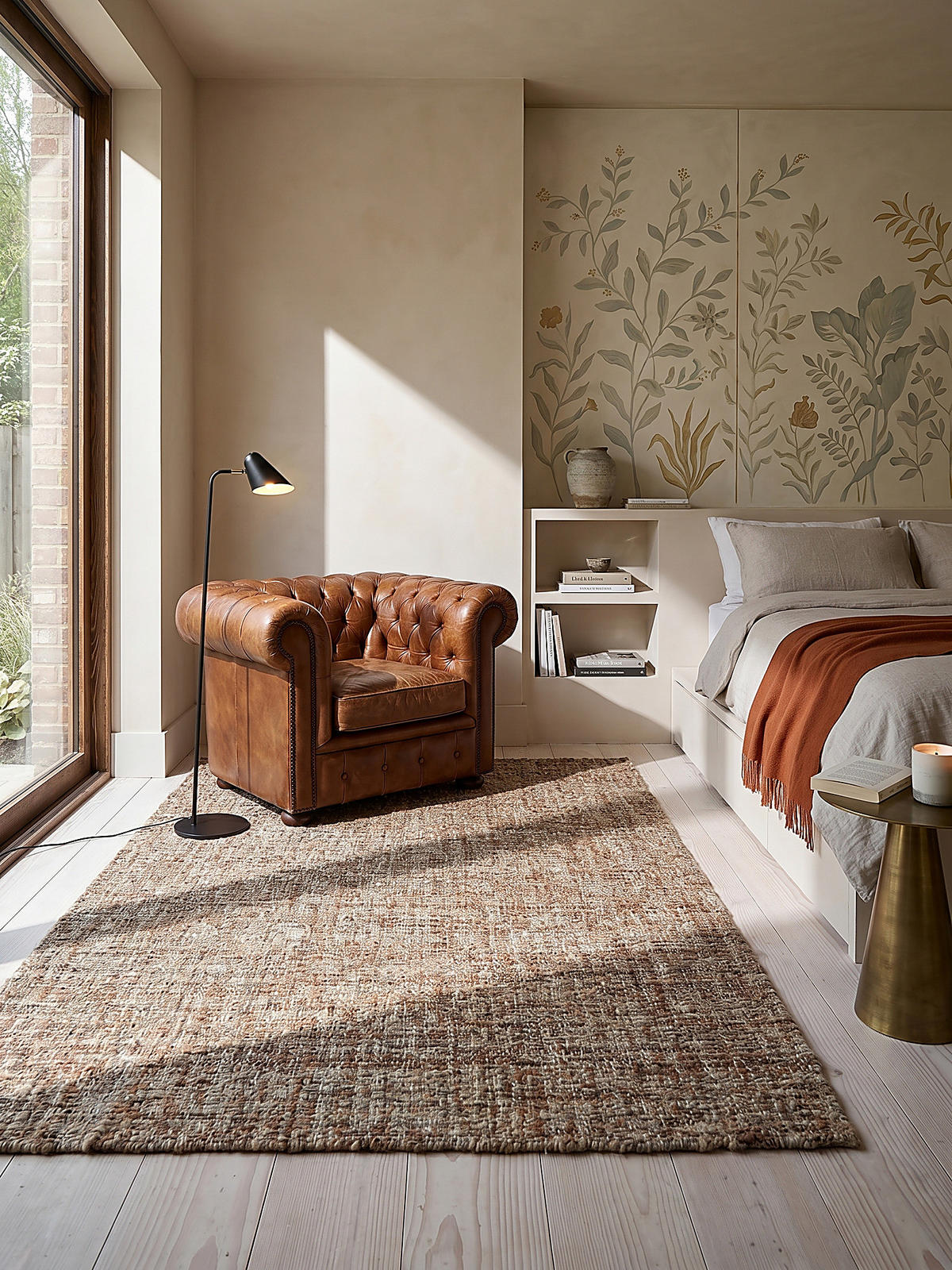 WOLLTEPPICH OTLEY, einfarbig, Terrakotta, 120 x 170 cm - Orange, Textil (170/120cm) - KADIMA DESIGN