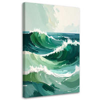 LEINWANDBILD Natur und Botanik 80x120cm - Grün, Textil (80/120cm) - Feeby