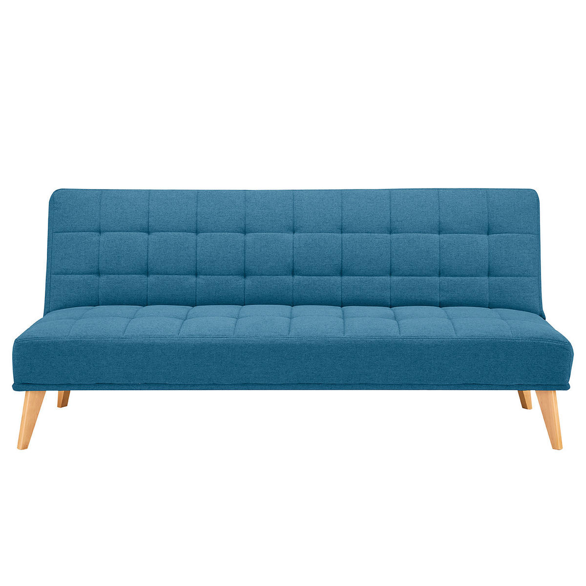 SCHLAFSOFA - Blau, Holz/Birkenholz (180/81/86cm) - home24