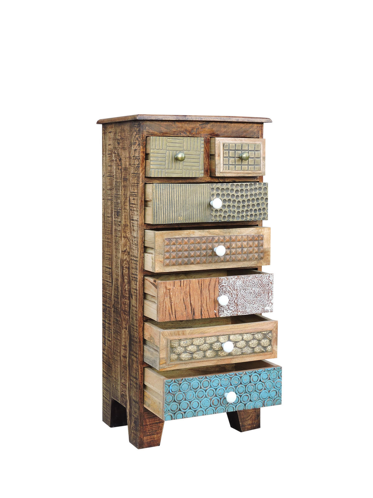 KOMMODE Ivar Holz Mehrfarbig 110x50x35cm - Multicolor, Holz (50/110/35cm) - DELUKE