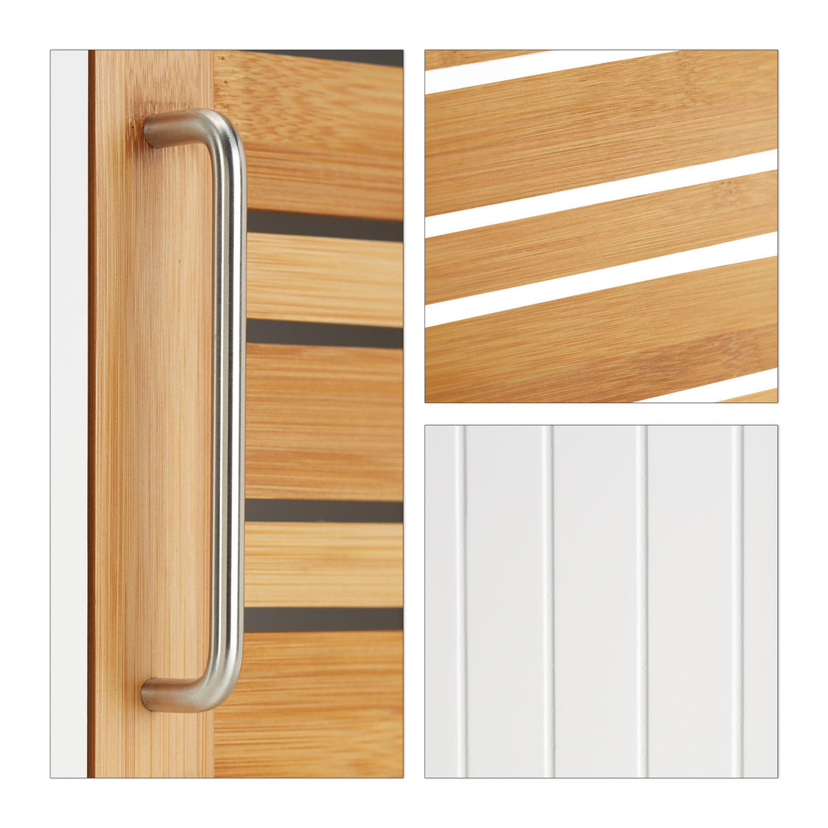 BEISTELLSCHRANK - Multicolor, Holz (40/83/30cm) - Relaxdays