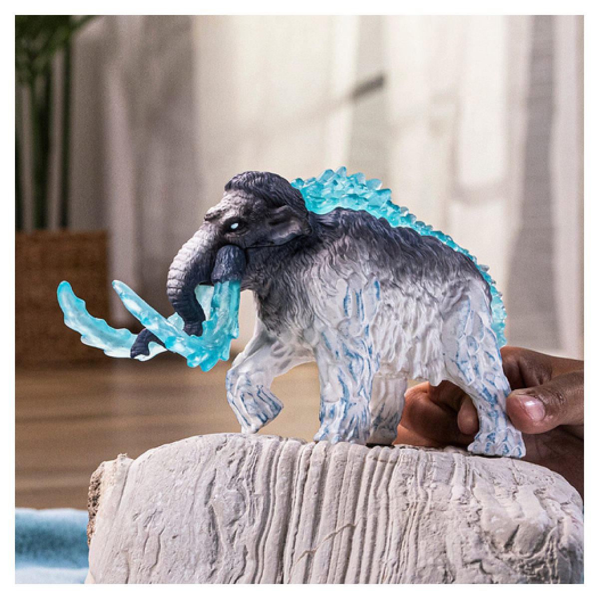 SPIELFIGUR Eismammut - Eldrador - Türkis, Kunststoff (12.2/7.4cm) - Schleich