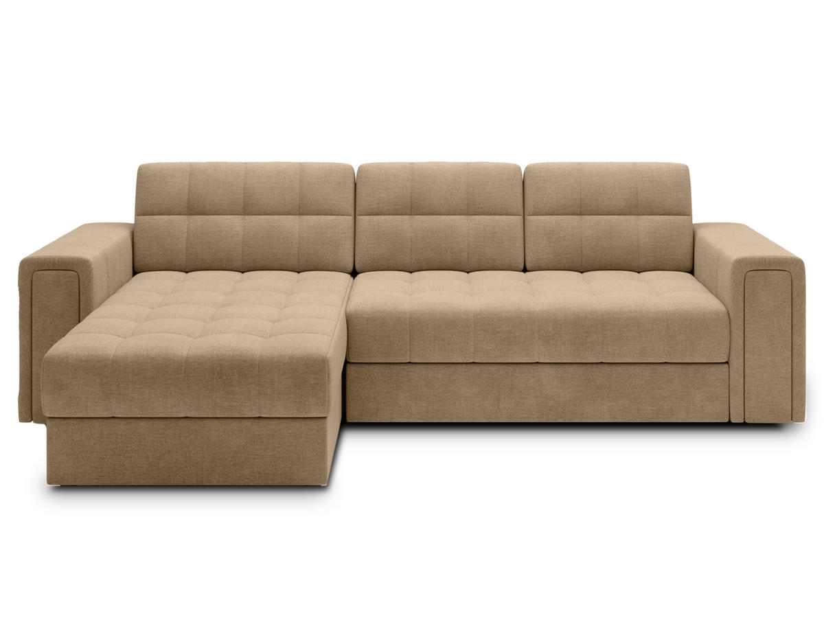 ECKSOFA BLENDI - Cappuccino (Monolith 09) - Cappuccino, Holzwerkstoff (260/150cm) - Möblo