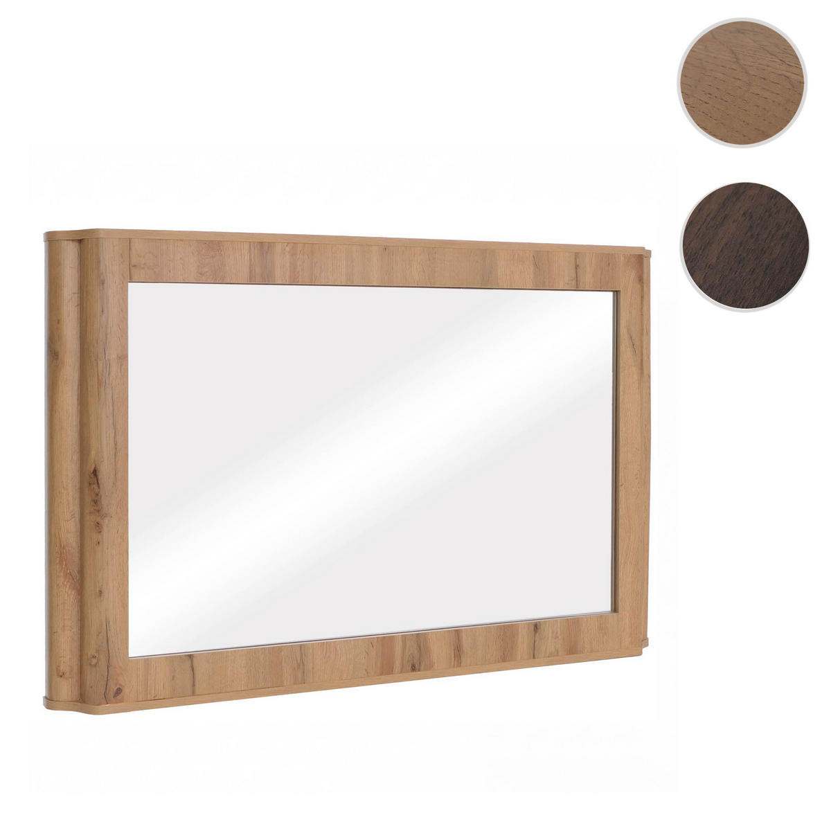 SPIEGEL Braun - Braun, Holz (120/80/10cm) - MCW