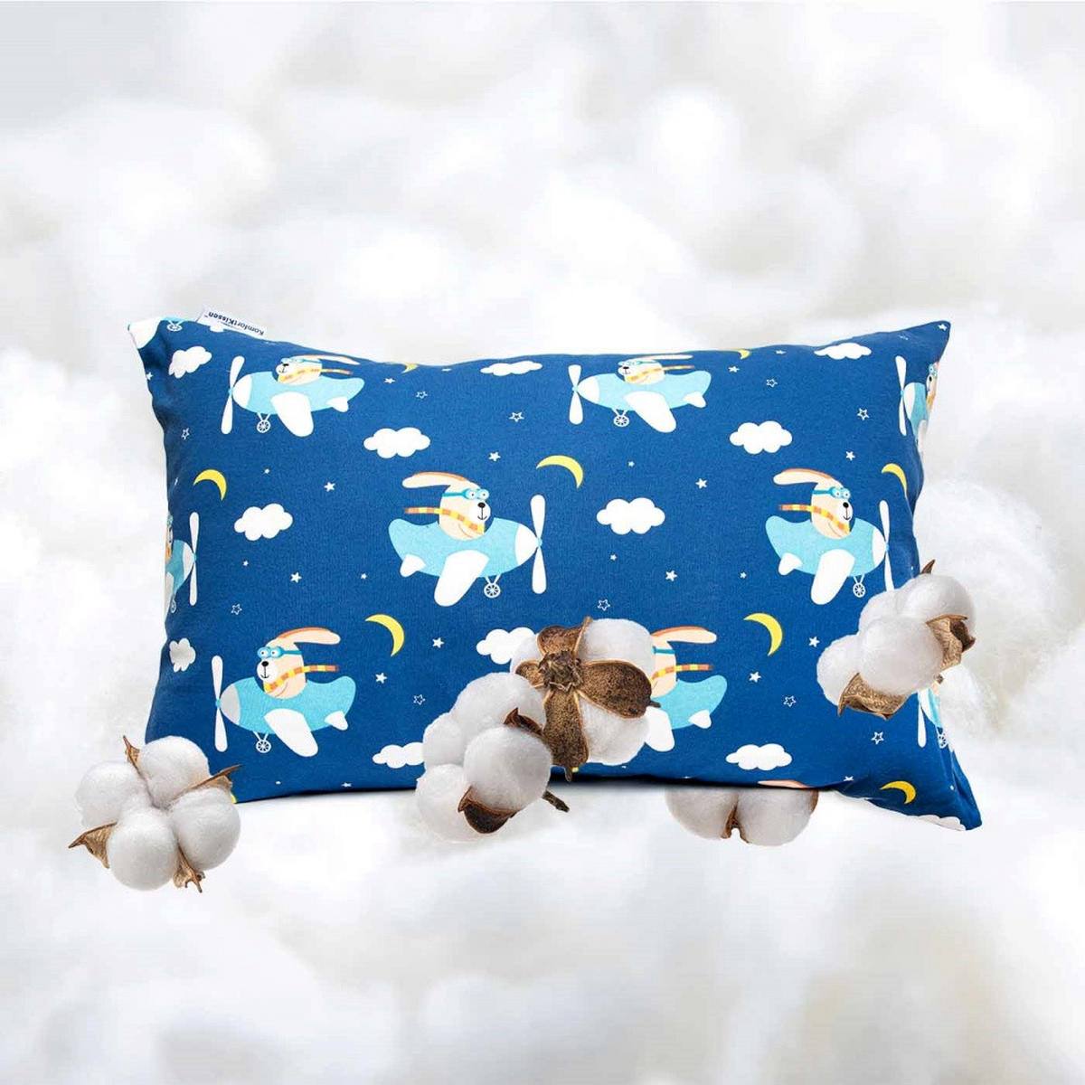 KLEINKINDERKISSEN - Blau, Textil (40/60cm) - KomfortKissen