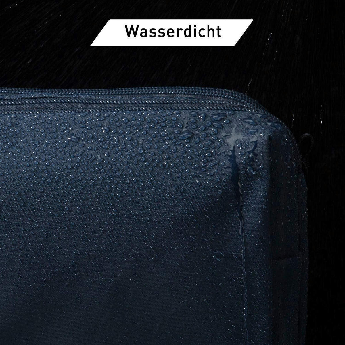 KULTURTASCHE Blau 5L - Dunkelblau, Textil (13/16/26cm)
