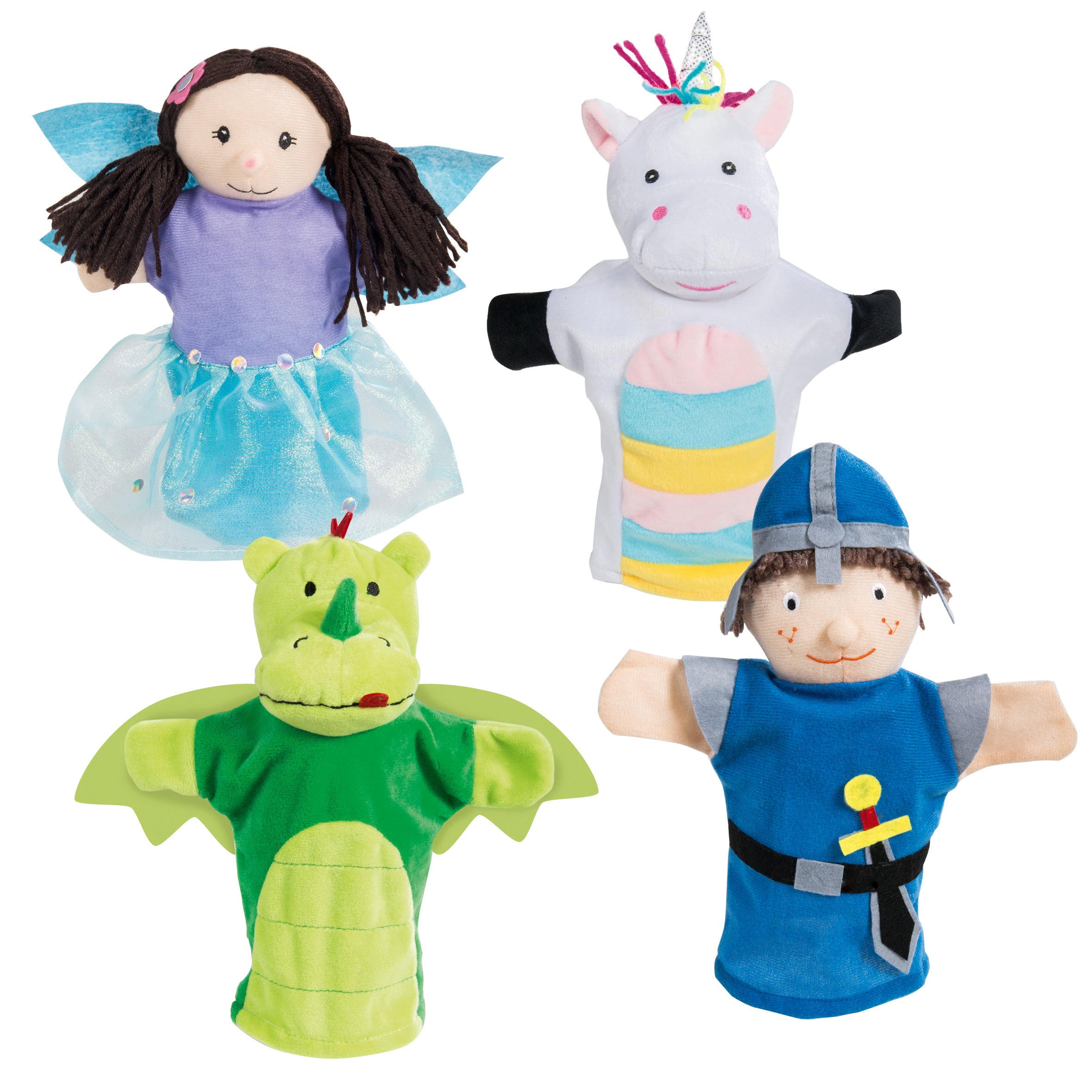 HANDPUPPEN 4-teilig - Multicolor, Textil (15/6.5/28.5cm) - Roba