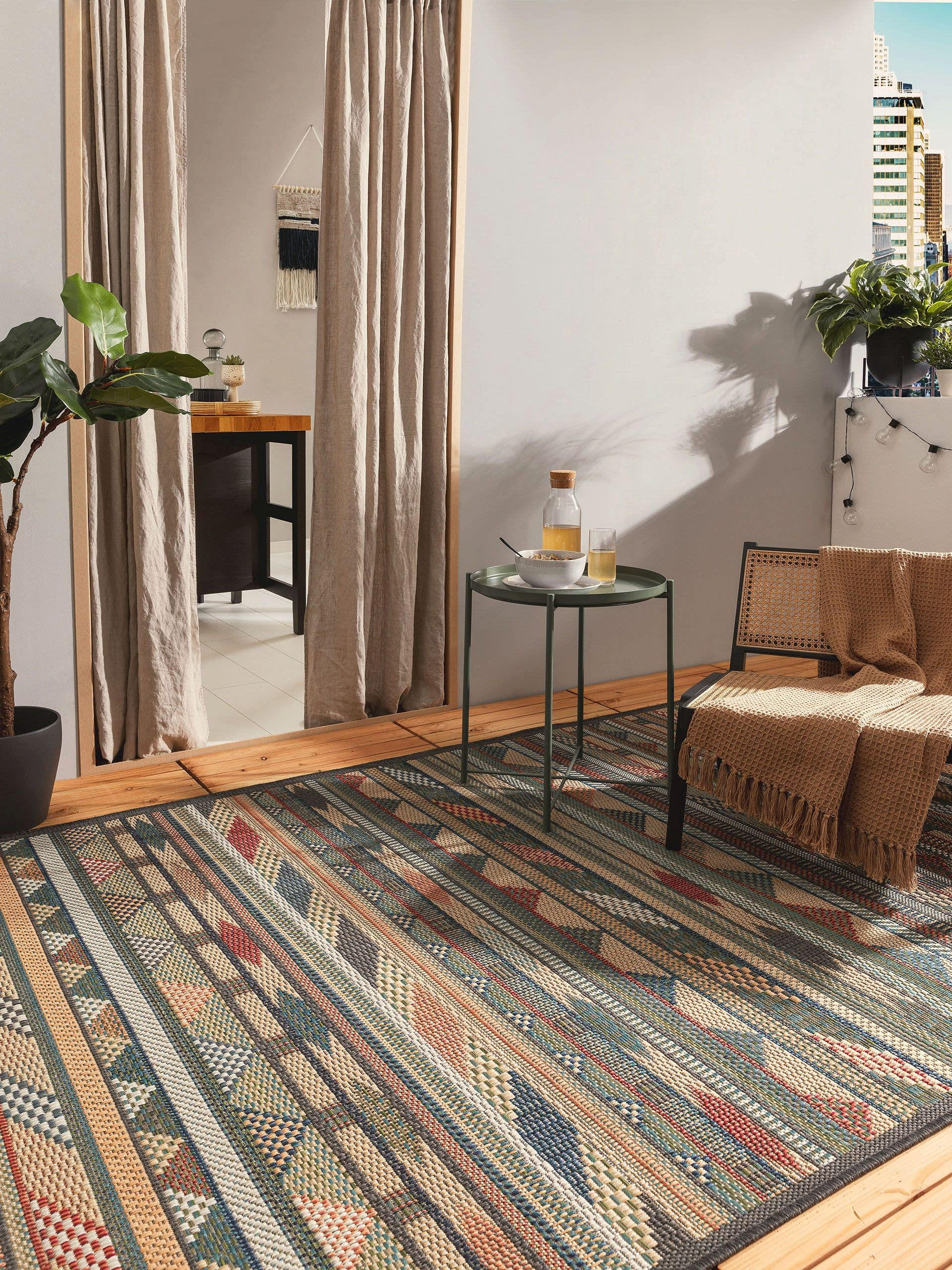 OUTDOORTEPPICH Mirena Multicolor 120x170 cm - Multicolor, Textil (120/170cm) - benuta Nest