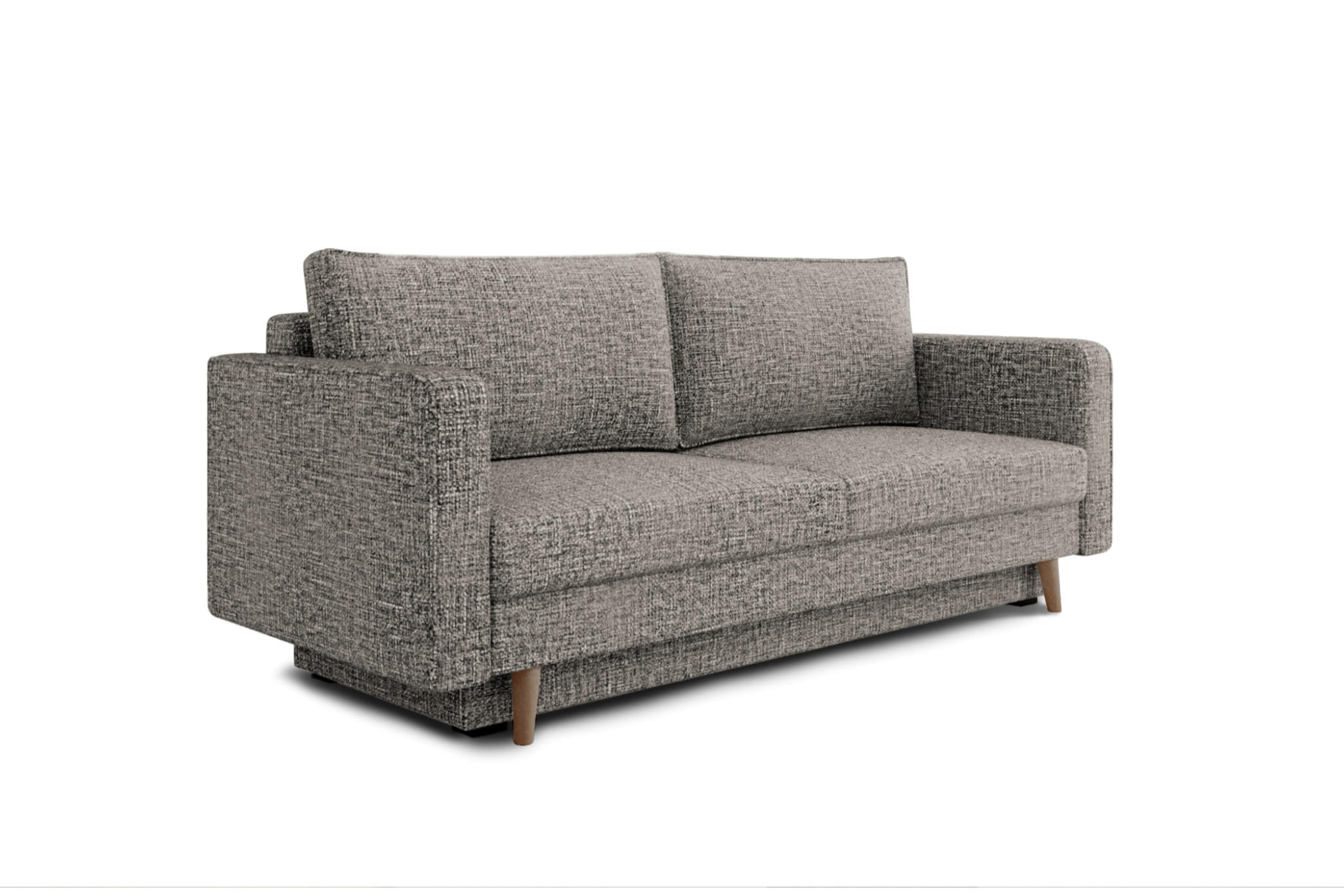 SCHLAFSOFA - Marbella - Warmes Grau (IMO 50) - Grau, Holz (230/90/97cm) - Möblo
