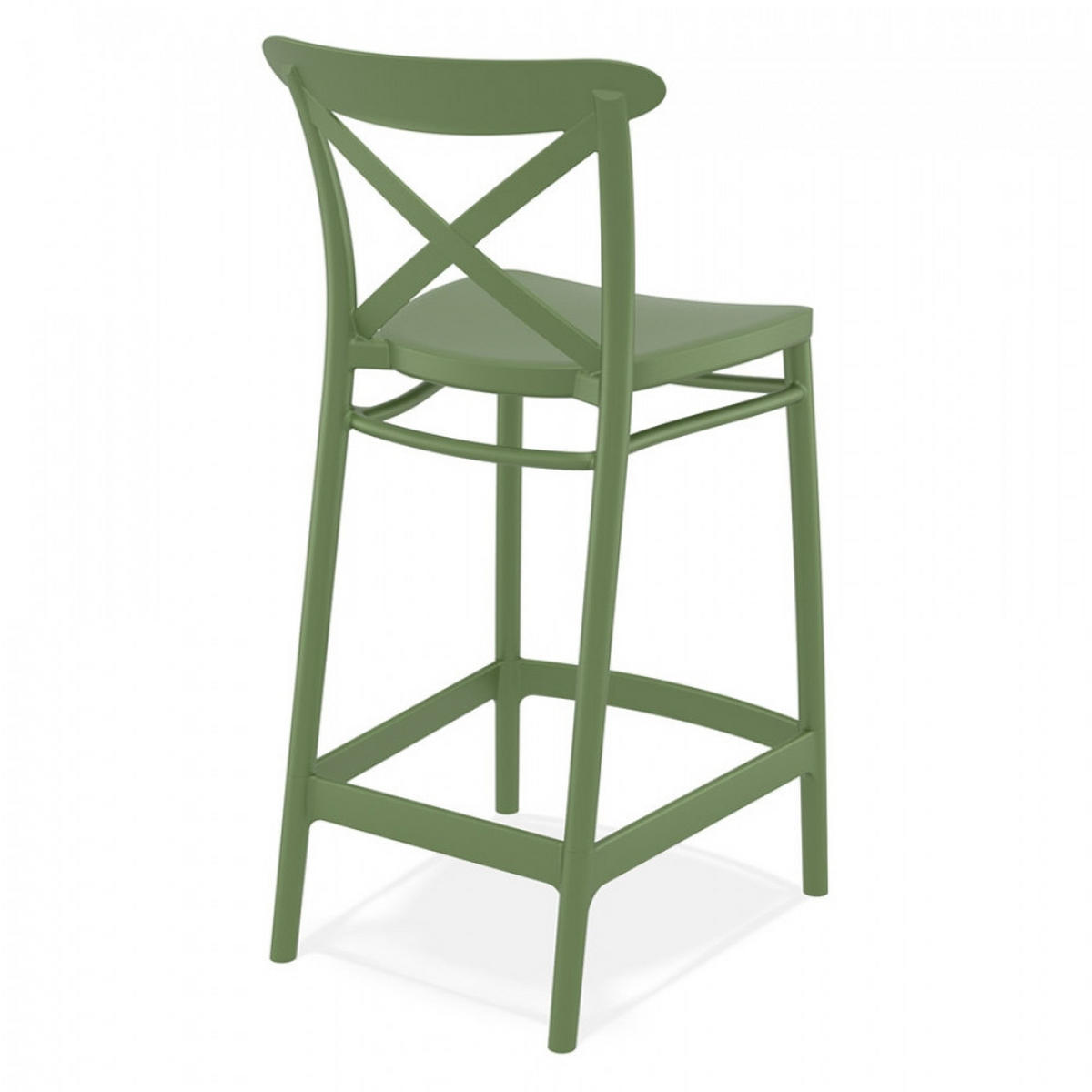 BARHOCKER Grün 45x96x50cm - Olivgrün/Grün, Kunststoff (45/96/50cm) - AlterEgo