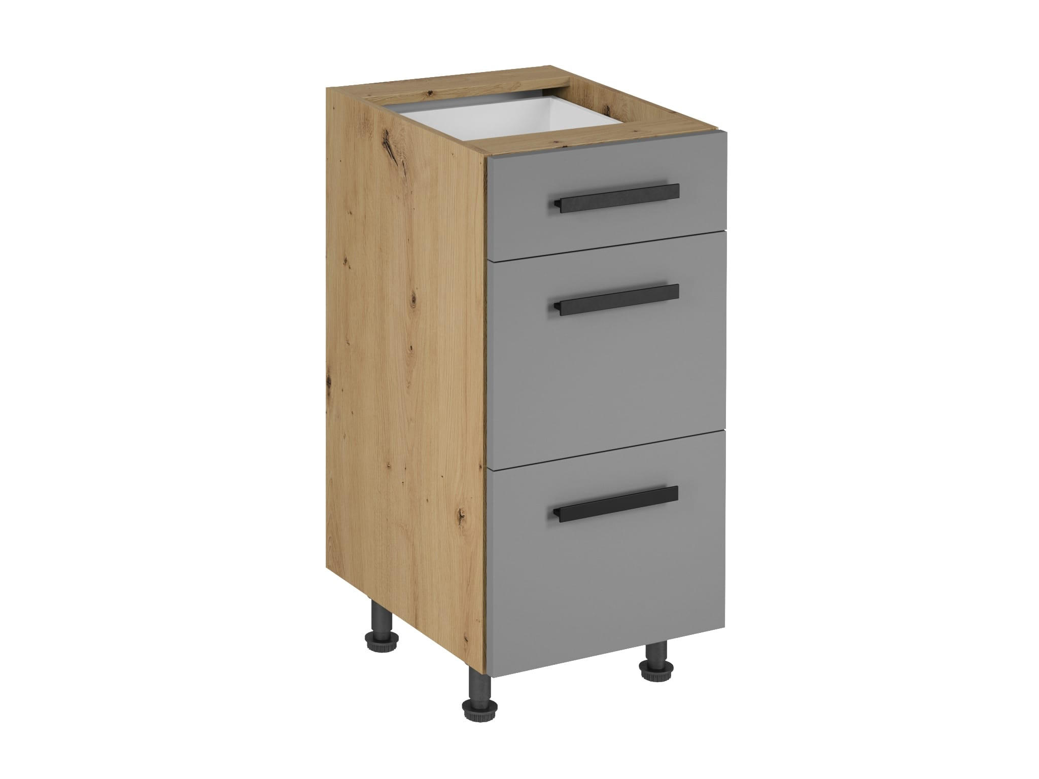 Royal24_Markt Unterschrank Beige 40x82x47 cm