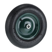 SCHUBKARRENRAD - Multicolor, Kunststoff/Metall (39/39/9cm) - Relaxdays