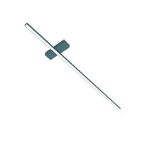 LED-DECKENLEUCHTE Splint L100 - Blau, Metall (2/100/2cm) - Lumicom
