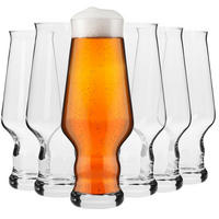 IPA BIERGLÄSER Splendour, 6er-Set, 400 ml - Transparent, Glas (0.4L) - Krosno Glass