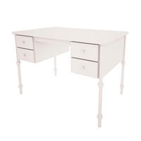 PISAĆI STOL Babushka Bijeli - bijela, drvni materijal (65/113/75cm) - Petits-meubles
