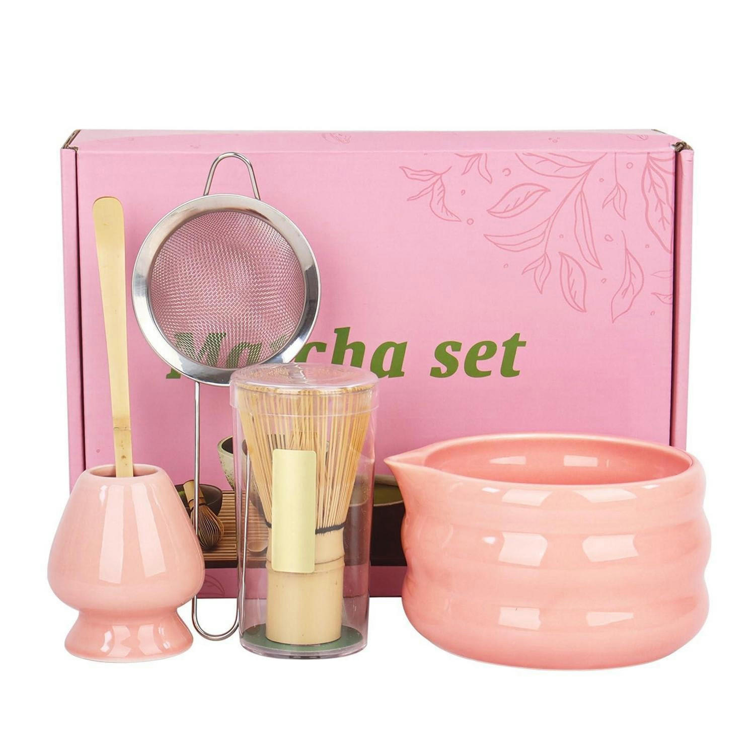 MATCHA Set 5-teilig Rosa - Rosa, Keramik (5.7/1.5/20.5cm)