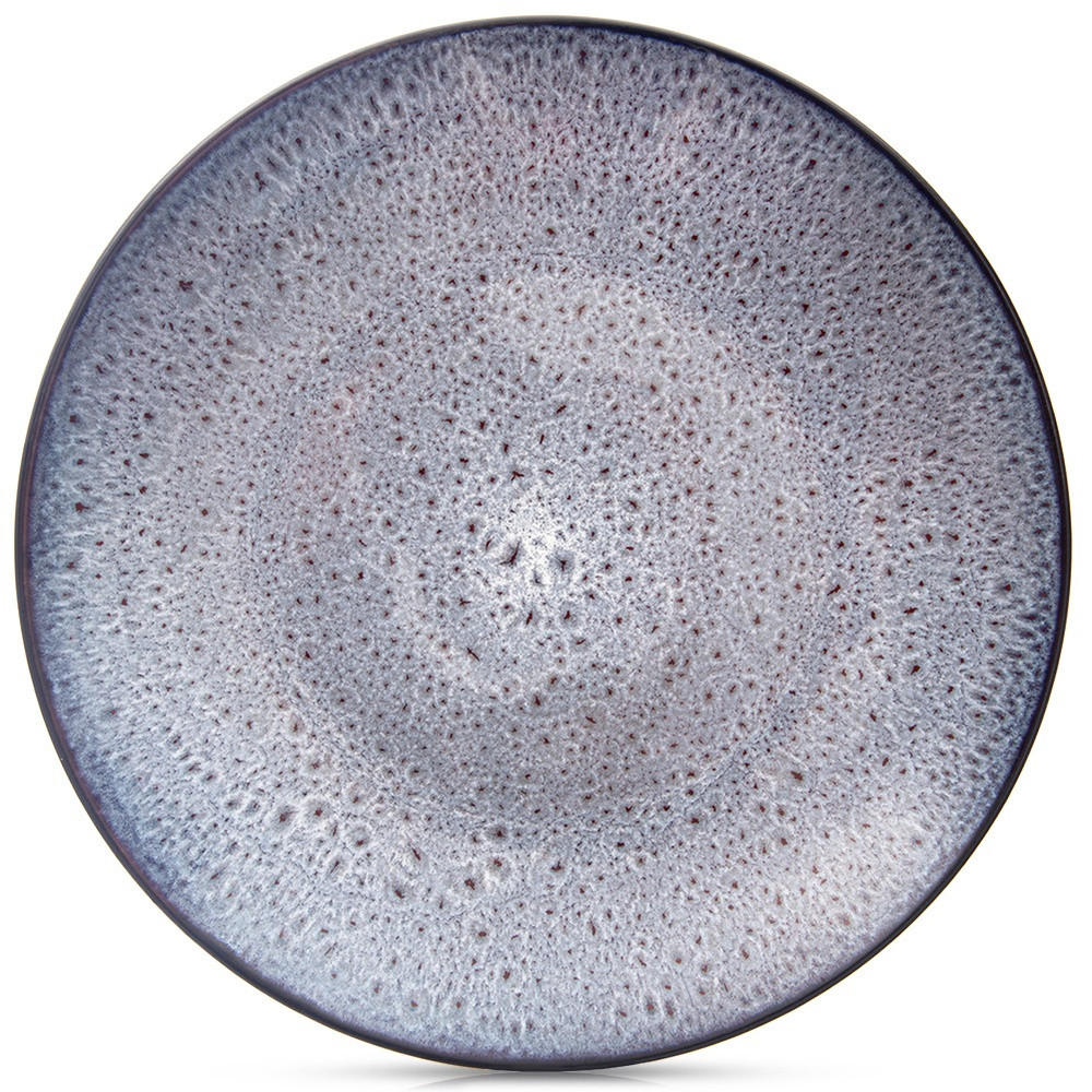 SPEISETELLER Glaze flach lila - Lila, Keramik (27/27/3.5cm) - Orion 