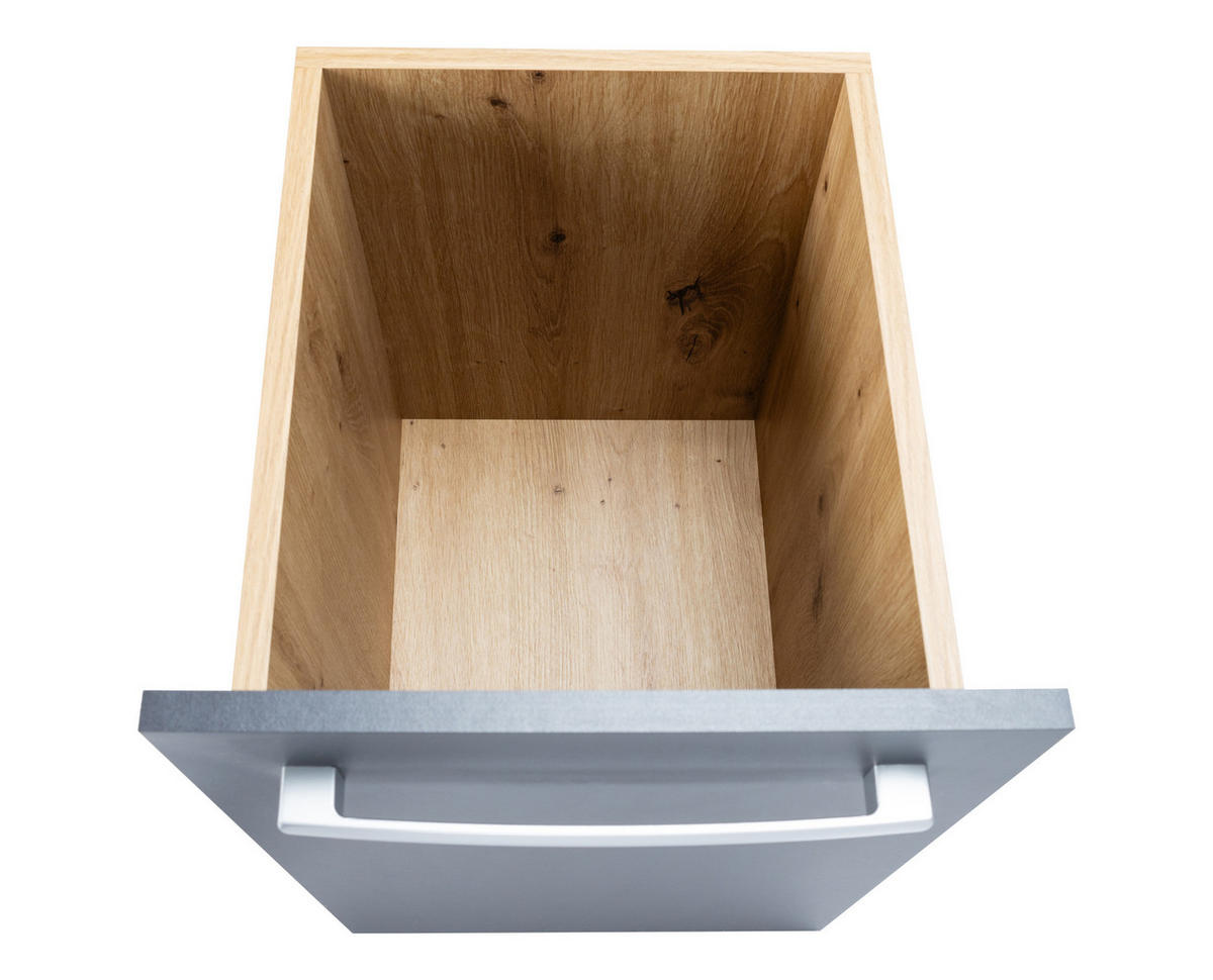 SPIELZEUGREGAL Alessio mit 3 großen Schubkästen - Anthrazit/Silberfarben, Holzwerkstoff/Kunststoff (99/92/42cm) - arthur berndt
