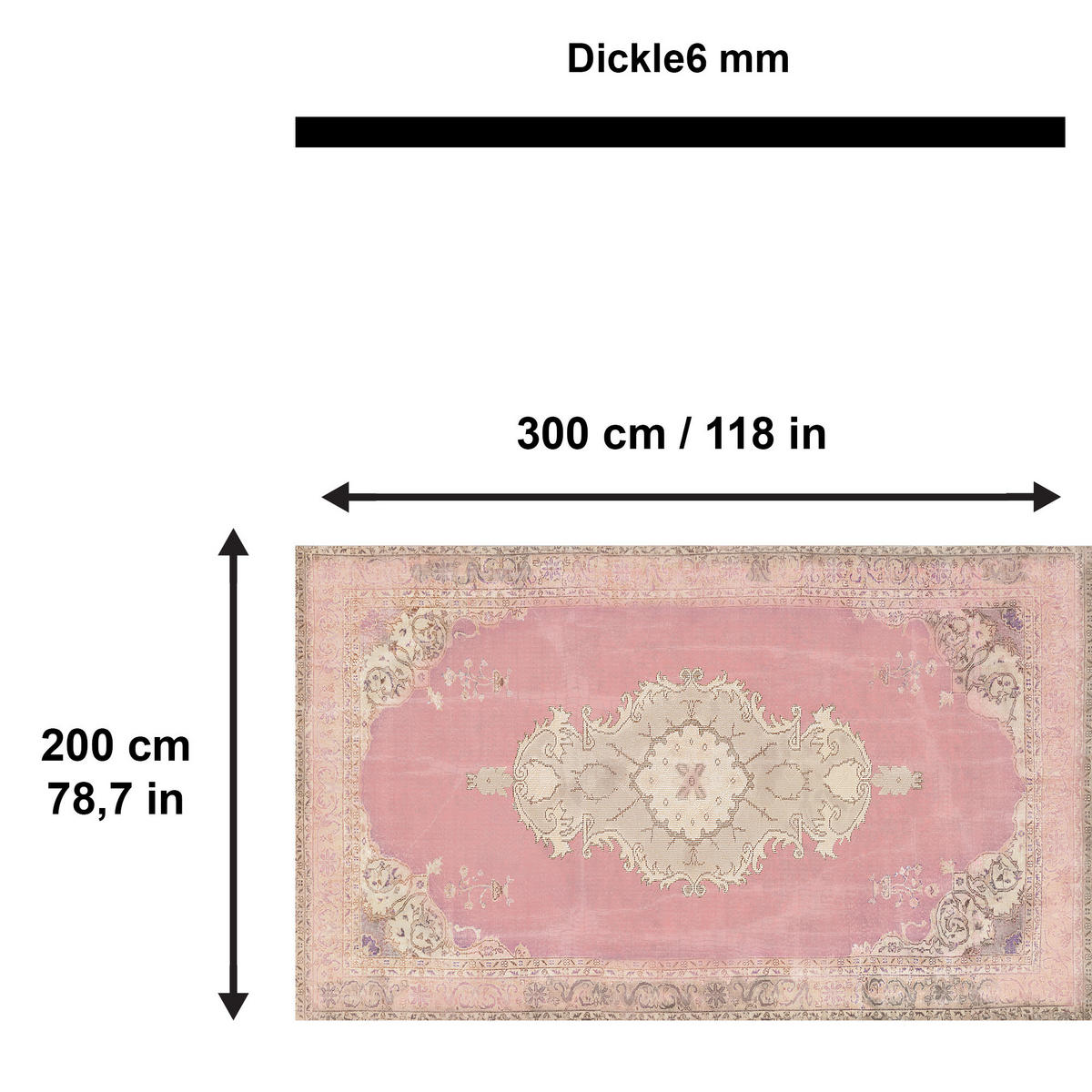 TEPPICH Lix 200/300 cm - Multicolor, Textil (200/300cm) - Bamyum