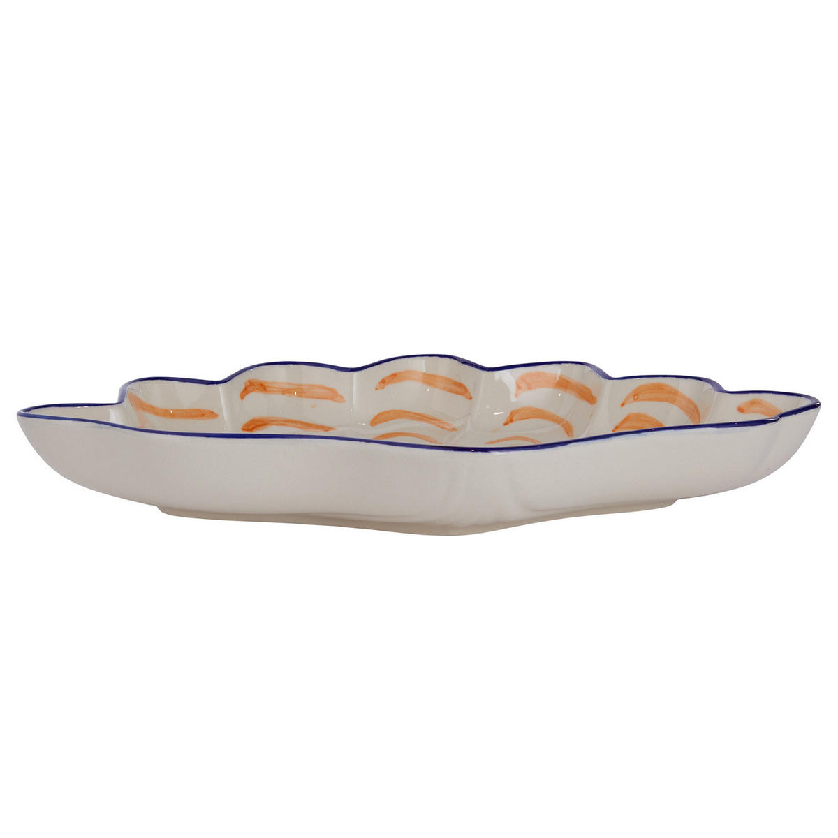 SERVIERPLATTE Coral Coast - Blau, Keramik (20/4/23cm) - Butlers
