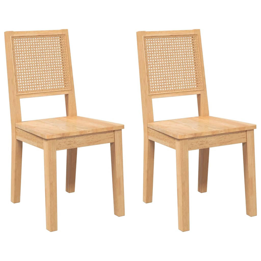 STUHL-SET 2 Stk Ulmenbach 45/89/54 cm - Braun, Holz (45/89/54cm) - ZMH