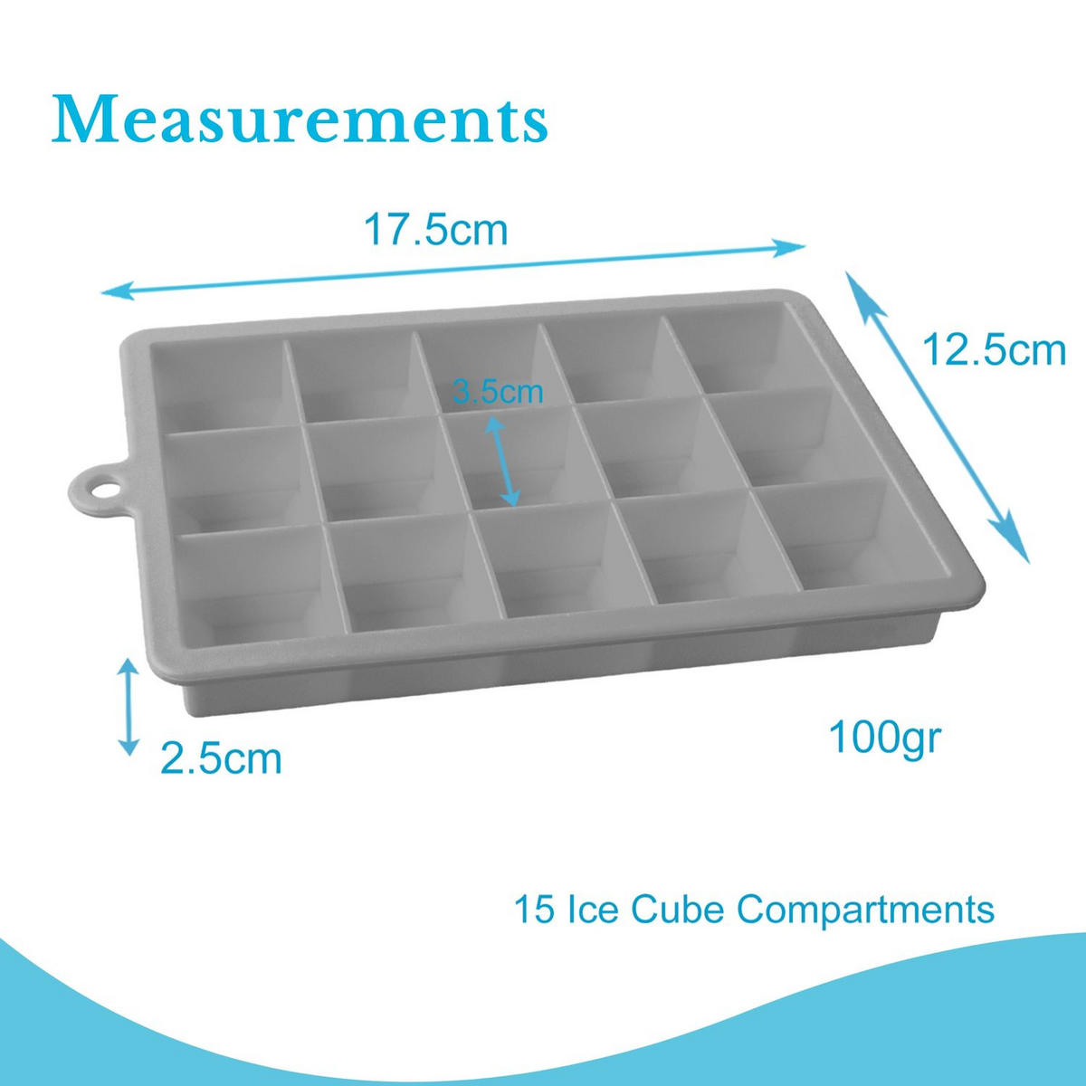 EISWÜRFELFORM 2er Set - Gelb, Kunststoff (13/2.5/18cm) - Intirilife