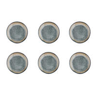 TELLER Genesis Ø20,5cm - 6er-Set - Erde - Grau, Keramik (20.5cm) - Björn