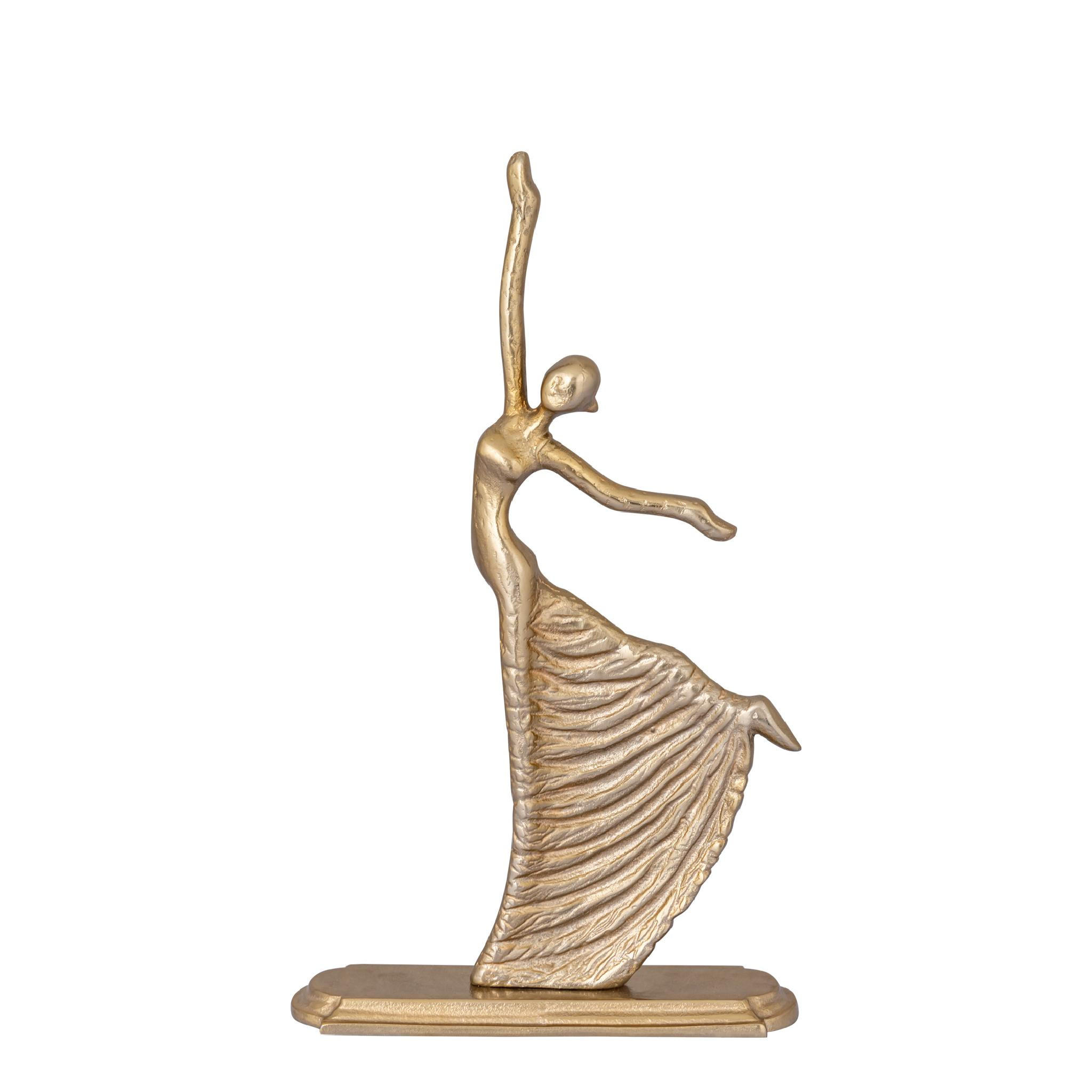 SKULPTUR Sheena Gold 23/7/41cm - Goldfarben, Metall (7/41/23cm) - PTMD Collection